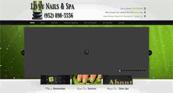 Desktop Screenshot of livvynailsandspa.com